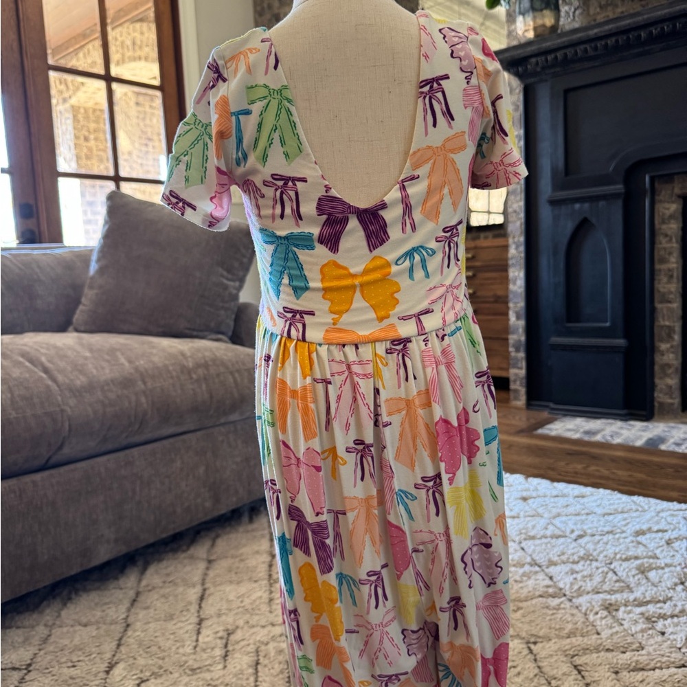 SweetHoney Multicolor Bow Romper - Picture 2 of 5